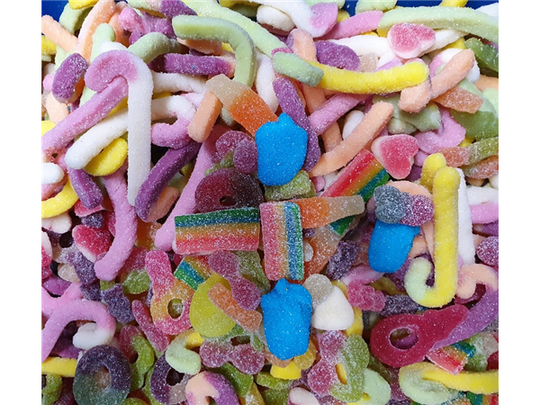 ASSORTED MIXTURE ofFIZZY and SOUR SWEETS