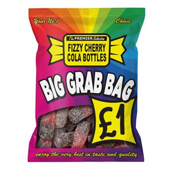 FIZZY CHERRY COLA BOTTLES (120g) X 12