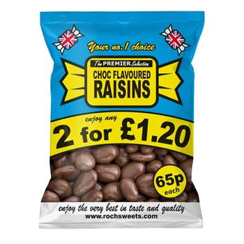 CHOCOLATE RAISINS (V) (55g) X 10