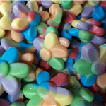 FLOWER PETALS (GUMMY) MULTICOLOURED