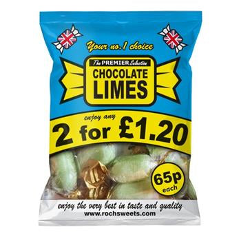 CHOCOLATE LIMES (V) (55g) X 10
