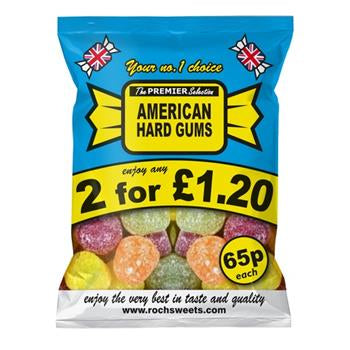 AMERICAN HARD GUMS (V) (55g) X 10