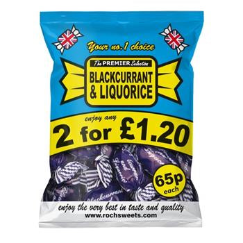 BLACKCURRANT & LIQUORICE (V) (55g) X 10