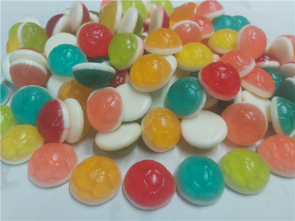 BALLS (FOOTBALLS) GUMMY ASSORTED COLOURS