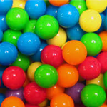 BUBBLEGUM BALLS ASSORTED (V)